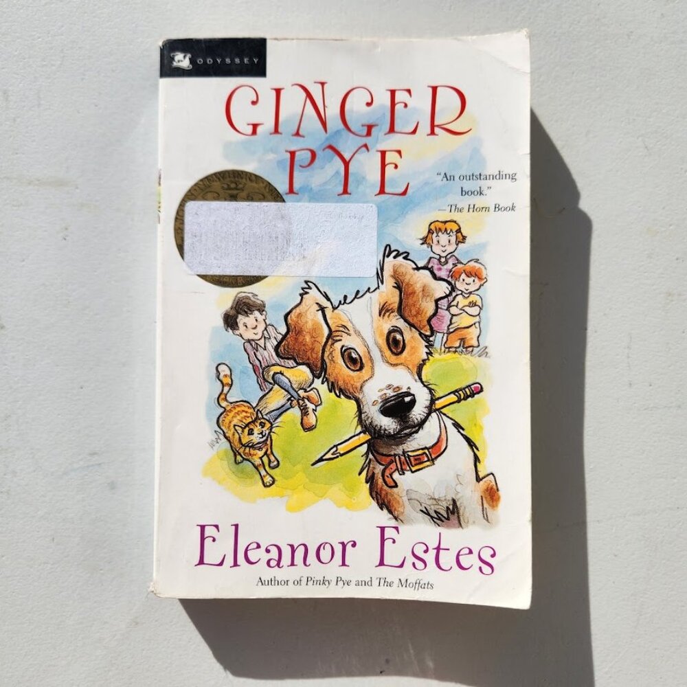 Ginger Pye Book Fiction Children's Young Adult Chapter Book Eleanor Estes